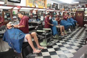 All the barbers working | Scottsdale Barbershop